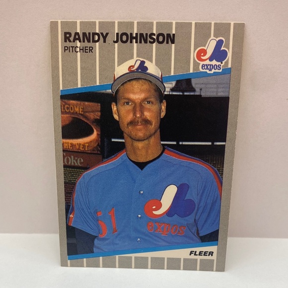 Fleer Other - 1989 Fleer Randy Johnson Montreal Expos #381 (064)